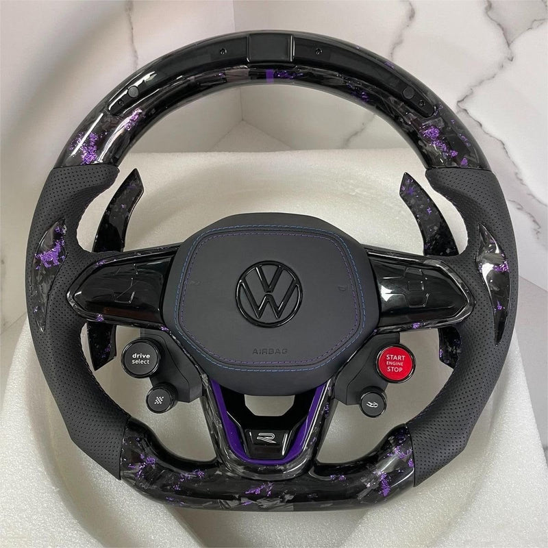 Volant pour véhicule de prestige en finition premium